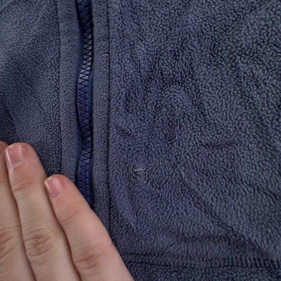 Patagonia Synchilla Women Purple Medium Fleece Full Zip Jacket Outdoors Pockets - Picture 12 of 15